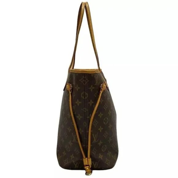 100% Authentic LOUIS VUITTON Neverfull MM Monogram Tote Bag - Picture 4 of 14